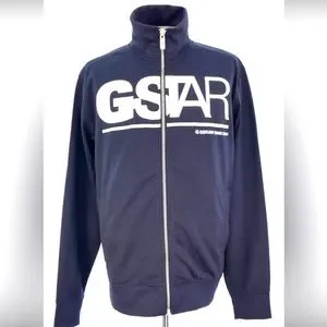 G Star Jackets Coats Gorgeous Vintage Gstar Raw Colin Zip Up Track Jacket Dark Blue Size Xxl Mint Poshmark